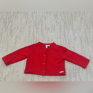 Janie and Jack baby girl cardigan - 3-6 months
